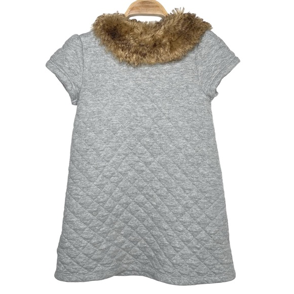 Janie and Jack Faux Fur Collar Dress - Picture 2 of 7